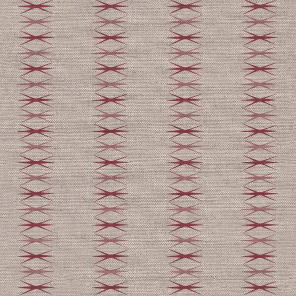 Stellar Stripe Raspberry & Chelsea Pink Fabric