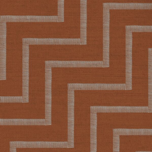 Maze Burnt Orange Fabric
